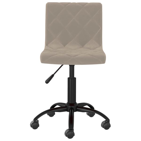 vidaXL Otočn&eacute; j&iacute;deln&iacute; židle 2 ks světle &scaron;ed&eacute; samet