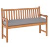vidaXL Polstr na paletovou lavici Šedá 150 x 40 x 8 cm Oxfordská látka