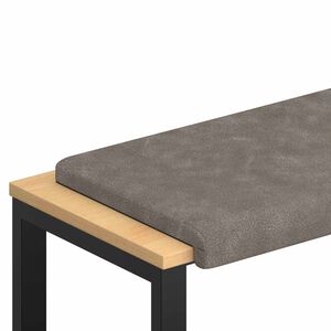 vidaXL Pol&scaron;t&aacute;ř na lavici Uměl&aacute; kůže &Scaron;ed&aacute; Hloubka 35 cm