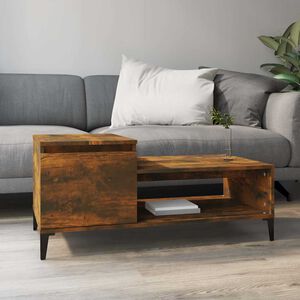 vidaXL Konferenčn&iacute; stolek kouřov&yacute; dub 100x50x45 cm kompozitn&iacute; dřevo