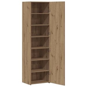 vidaXL Vysok&yacute; bufet Artisanov&yacute; dub 50 x 42,5 x 185 cm