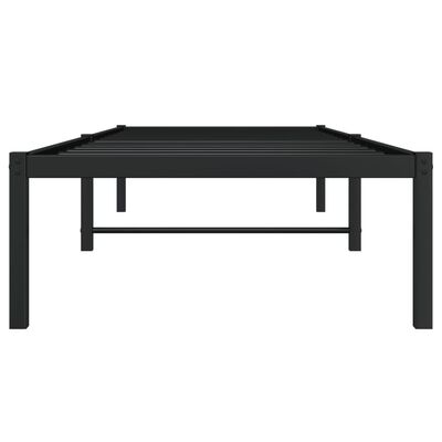 vidaXL Kovový rám postele černý 75 x 190 cm