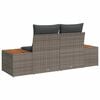 vidaXL Zahradn&iacute; sofa &Scaron;ed&aacute; 184 x 62 x 85cm polyratan