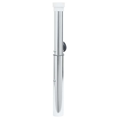 vidaXL Zemní kotva pro slunečník pro tyč 40–50 mm stříbrná hliník