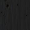 vidaXL V&aacute;lenda čern&aacute; 90 x 190 cm masivn&iacute; borov&eacute; dřevo