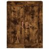 vidaXL Skř&iacute;ň highboard kouřov&yacute; dub 69,5 x 34 x 180 cm kompozitn&iacute; dřevo