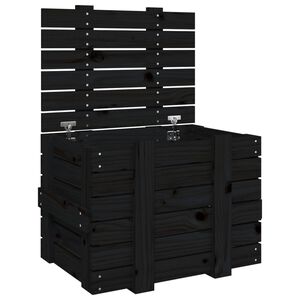 vidaXL &Uacute;ložn&yacute; box čern&yacute; 58 x 40,5 x 42 cm masivn&iacute; borov&eacute; dřevo