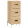 vidaXL Skř&iacute;ň highboard dub sonoma 34,5 x 34 x 180 cm kompozitn&iacute; dřevo