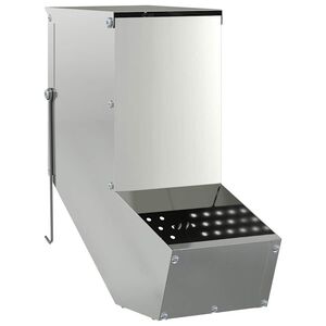 vidaXL Krm&iacute;tko pro kr&aacute;l&iacute;ky Stř&iacute;brn&aacute; 12,5 x 26 x 28,5 cm