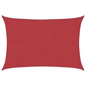 vidaXL St&iacute;n&iacute;c&iacute; plachta 160 g/m&sup2; červen&aacute; 2 x 2,5 m HDPE