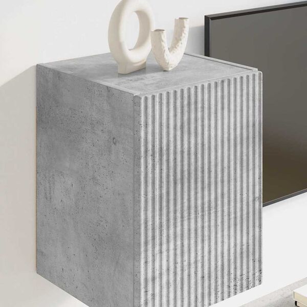 vidaXL TV wall cabinet N&aacute;stěnn&yacute; Beton 30 x 31 x 40 cm kompozitn&iacute; dřevo