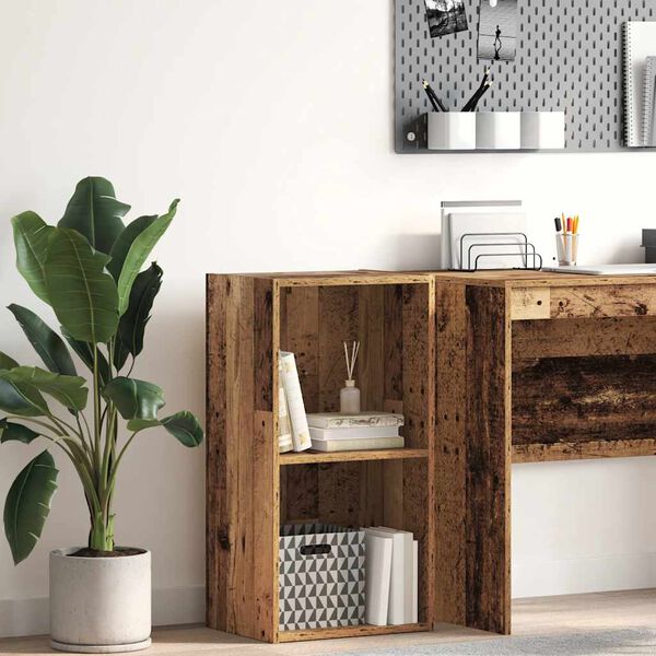 vidaXL Knihovna old wood 40 x 30 x 77 cm kompozitn&iacute; dřevo