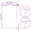 vidaXL Zatemňovac&iacute; roleta 80 x 175 cm b&iacute;l&aacute;