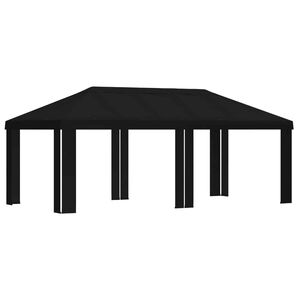 vidaXL Plachta na alt&aacute;n 6 x 3 m Čern&aacute; Polyester 190