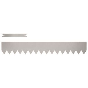 vidaXL Okraj tr&aacute;vn&iacute;ku 10 pcs Hněd&aacute; 100 x 0,05 x 20 cm