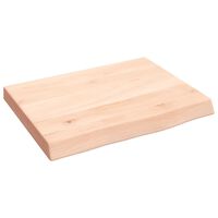 vidaXL Koupelnová deska 40x30x(2-4) cm neošetřené masivní dřevo