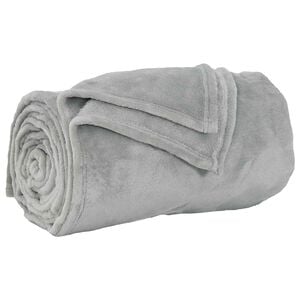 vidaXL Přehoz &Scaron;ed&aacute; 220 x 240 cm 1.37 kg Fleece