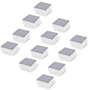 vidaXL Zemn&iacute; LED sv&iacute;tidla 12 ks 100 x 100 x 68 mm