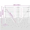 vidaXL Plot s sloupkem Zelen&aacute; 0,4 x 50 m Ocel a PVC
