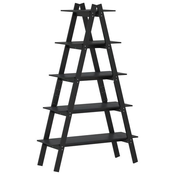 vidaXL 5patrový regál ve tvaru A 110x40x180,5 cm masivní borové dřevo