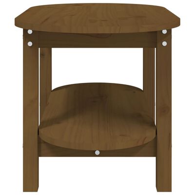 vidaXL Konferenční stolek medově hnědý 80x45x45 cm masivní borovice
