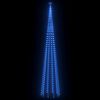 vidaXL Vánoční stromek kužel 752 modrých LED diod 160 x 500 cm