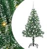 vidaXL Uměl&yacute; v&aacute;nočn&iacute; stromeček se sněhem a LED osvětlen&iacute;m 150 cm