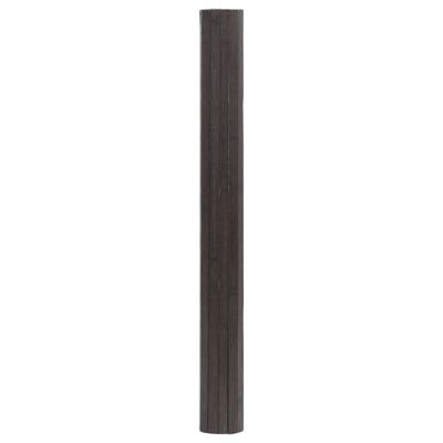 vidaXL Koberec obdélníkový tmavě hnědý 70 x 300 cm bambus