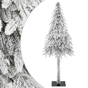 vidaXL Uměl&yacute; v&aacute;nočn&iacute; stromeček B&iacute;l&aacute; 76 x 76 x 180 cm Polyethylen a kov