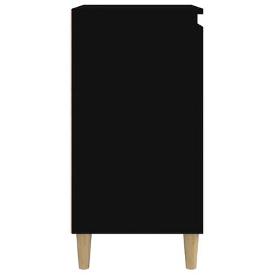 vidaXL Noční stolky 2 ks černé 40 x 35 x 70 cm kompozitní dřevo