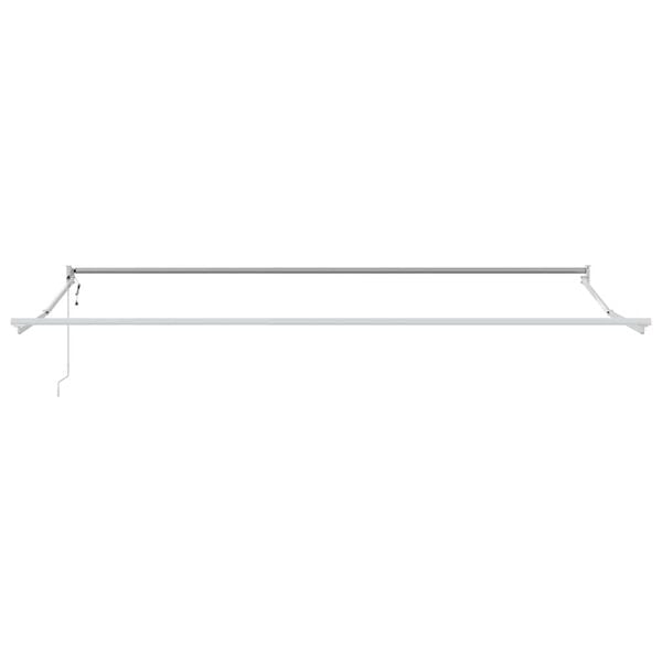 vidaXL Markýza Bílá 5 x 3 m kov