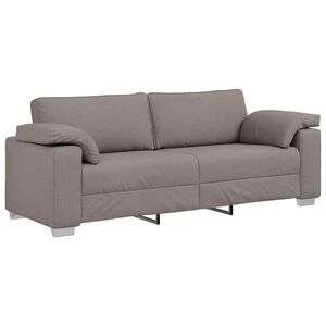 vidaXL 3-m&iacute;stn&eacute; sofa Taupe 220 cm textil