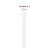 vidaXL Lodní lano celobílé 10 mm 25 m polypropylen