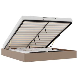 vidaXL Osmansk&yacute; r&aacute;m postele bez matrace cappuccino 180x200 cm