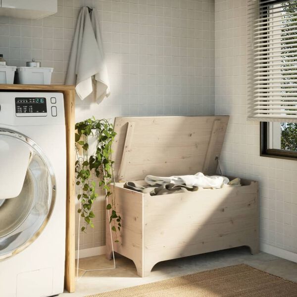 vidaXL &Uacute;ložn&yacute; box s v&iacute;kem RANA 100 x 49 x 54 cm masivn&iacute; borov&eacute; dřevo