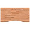 vidaXL Deska psac&iacute;ho stolu 100 x (45&ndash;50) x 2,5 cm masivn&iacute; bukov&eacute; dřevo