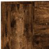 vidaXL Čelo postele Kouřov&yacute; dub 100 x 16,5 x 103,5 cm kompozitn&iacute; dřevo