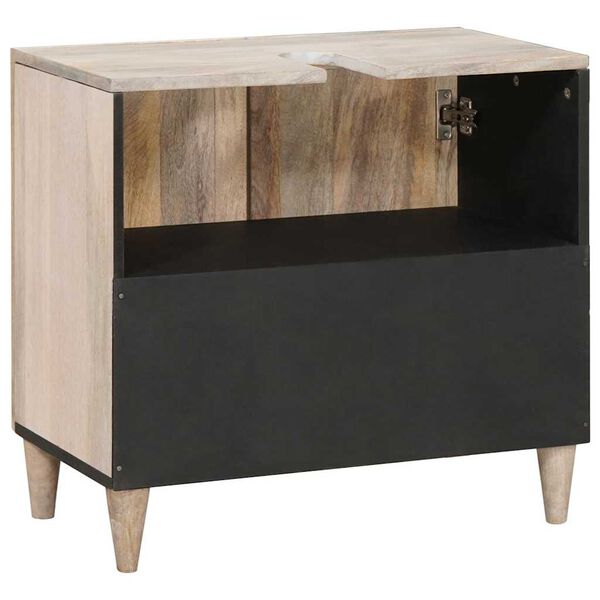 vidaXL Koupelnov&aacute; skř&iacute;ň N&aacute;stěnn&yacute; s &uacute;loži&scaron;těm B&iacute;l&aacute; 62 x 33 x 58 cm