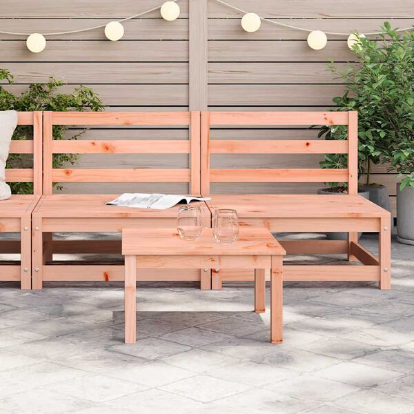 vidaXL Zahradní pohovky bez područek 2 ks 70x70x67 cm dřevo douglasky