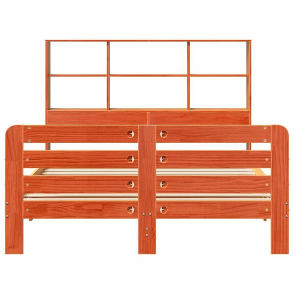 vidaXL Postel bez matrace voskově hněd&aacute; 150 x 200 cm masivn&iacute; borovice