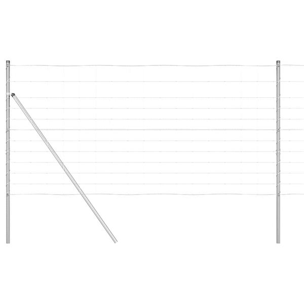 vidaXL Plotov&yacute; sloupek. Pozinkovan&yacute; 50 x 1,2 m Ocel