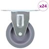 vidaXL 24 ks pevn&aacute; kolečka 75 mm