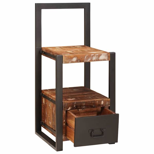 vidaXL Stojan na oblečení Vícebarevný Masivní recyklované dřevo