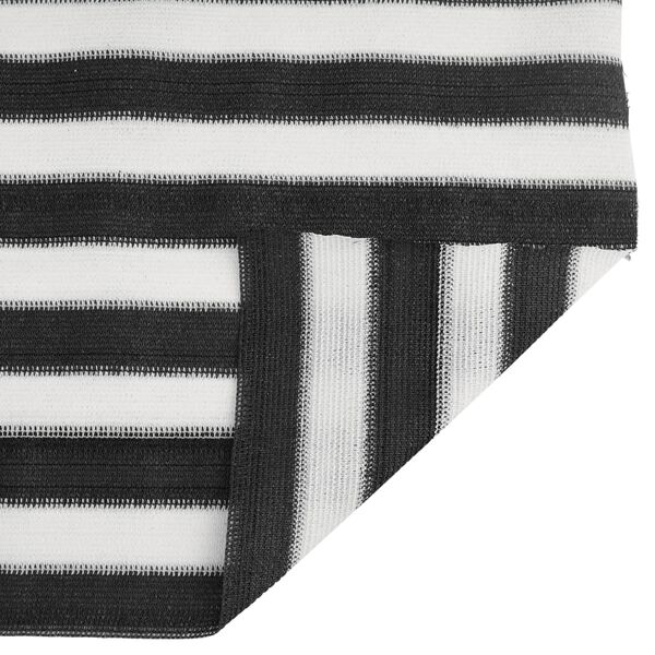 vidaXL St&iacute;nic&iacute; tkanina antracitov&aacute; a b&iacute;l&aacute; 1 x 10 m HDPE 195 g/m&sup2;