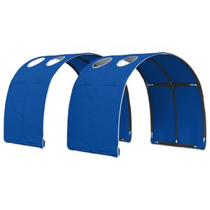 vidaXL Tunel postele 2 ks Modr&aacute; Polyester