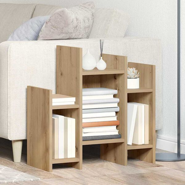 vidaXL Bočn&iacute; skř&iacute;ňka Artisanov&yacute; dub 60 x 26 x 60 cm kompozitn&iacute; dřevo