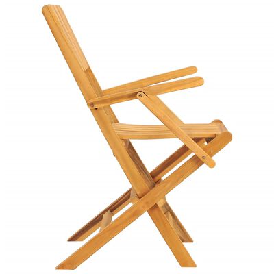 vidaXL Skládací zahradní židle 2 ks 55x61x90 cm masivní teakové dřevo