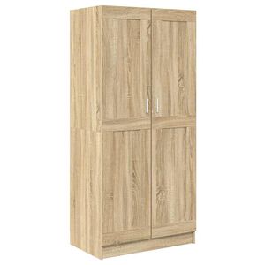 vidaXL &Scaron;atn&iacute; skř&iacute;ň dub sonoma 82,5 x 51,5 x 180 cm kompozitn&iacute; dřevo