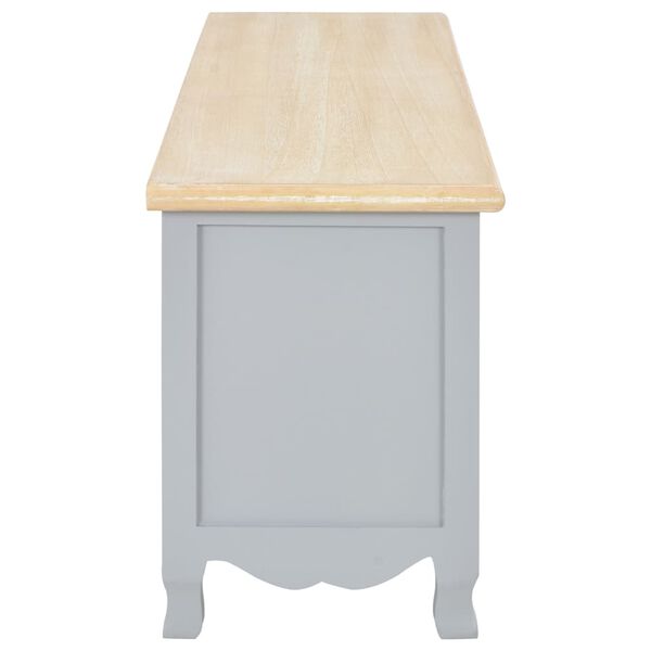 vidaXL TV stolek &scaron;ed&yacute; 120 x 30 x 40 cm dřevo