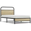 vidaXL R&aacute;m postele bez matrace 100x200 cm dub sonoma kompozitn&iacute; dřevo